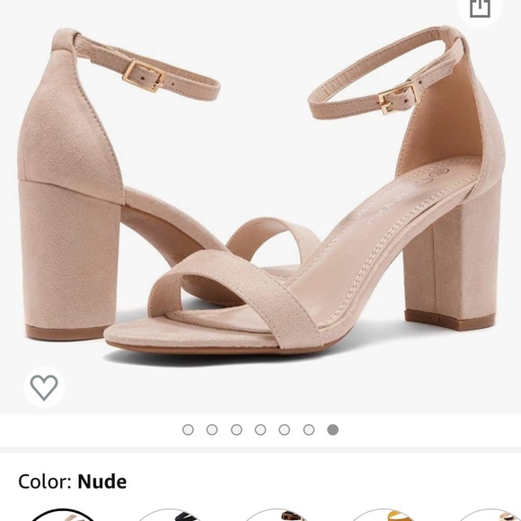 Shoe Land Madeline Women's Ankle Strap Heel - Picture 7 of 8